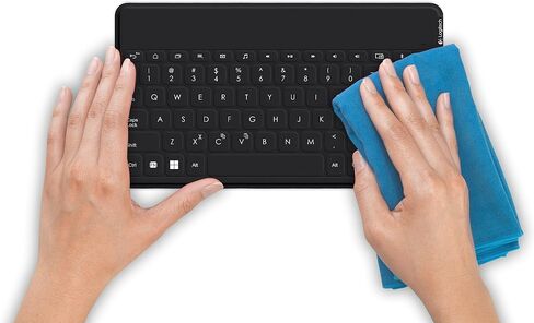 لوجيتك Keys-To-Go لوحة مفاتيح بلوتوث محمولة للغاية لأجهزة Android وWindows، أسود (متجدد) in Saudi Arabia