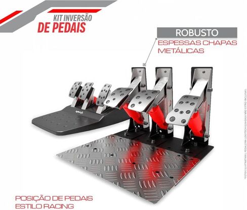 ترقية طقم الدواسات المعكوسة من Extreme Sim Racing لـ Logitech G25 و G27 و G29 و G920 و G923 Add-on - دواسات الفرامل مع المزيد من الضغط - لا تتضمن أدوات LOGITECH in Kuwait