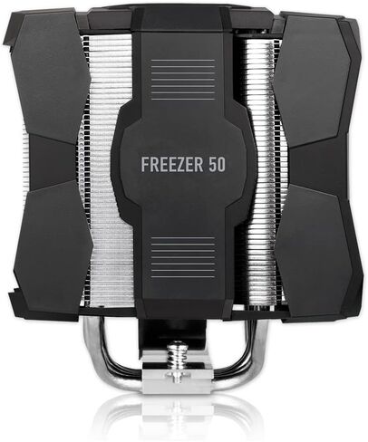 ARCTIC Freezer 50 - Multi Compatible Dual Tower CPU Fan with A-RGB, CPU Air Cooler for AMD and Intel, Two Pressure-Optimised Fans, 6 Heatpipes, LGA1700 Compatible MX-4 Thermal Paste incl. in Kuwait