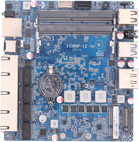 جهاز توجيه جدار الحماية IDEARACE، 4 منافذ i225 2.5G Nic كمبيوتر صغير بدون مروحة، وحدة المعالجة المركزية Celeron N5105 16 جيجابايت DDR4 RAM 256 جيجابايت SSD Windows 11 Pro، Intel UHD Graphics، HD+DP شاشة مزدوجة 4xLAN 4xUSB in Kuwait