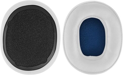 جيكريا وسائد اذن بديلة من كويك فيت لسكال كاندي كراشر اللاسلكية، كراشر ايفو، كراشر ايه ان سي، هيش 3 وسائد اذن لسماعات الراس (ابيض) in Kuwait