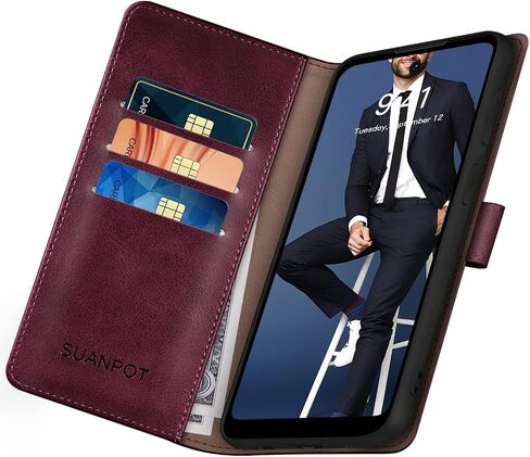 SUANPOT for Moto Edge 2022 5G Wallet case with RFID Blocking Credit Card Holder,Flip Book PU Leather Protective Cover Women Men for EDGE2022 Phone case Rose Gold in Saudi Arabia