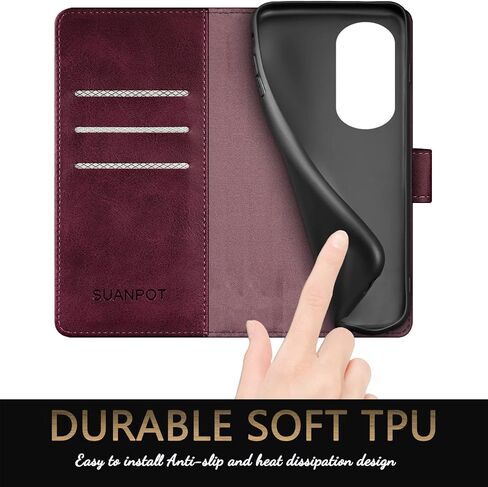 SUANPOT for Moto Edge 2022 5G Wallet case with RFID Blocking Credit Card Holder,Flip Book PU Leather Protective Cover Women Men for EDGE2022 Phone case Rose Gold in Saudi Arabia