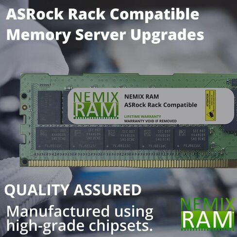 مجموعة 512 جيجابايت (8 × 64 جيجابايت) DDR4-3200 PC4-25600 ECC الذاكرة المسجلة لـ ASRock Rack ROMED8-2T AMD EPYC Board من NEMIX RAM in Kuwait
