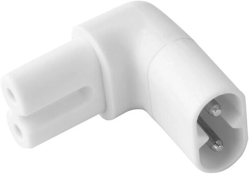 YEKELLA Figure 8 IEC 320 C7 to C8 90 Degree Up Down Angled Right Angle AC Adapter Extension in Kuwait