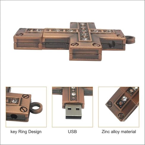 هانتر اكشن ذاكرة فلاش USB 2.0 بسعة 64 جيجابايت من دايموند جوليري كروس، ذاكرة فلاش يو اس بي معدنية بتصميم سلسلة مفاتيح in Saudi Arabia