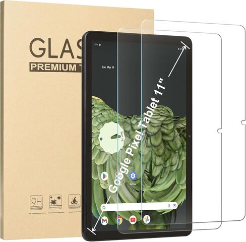 DMLuna [1-Pack] Screen Protector for Google Pixel 11" Tablet 2023 Release, HD Tempered Glass Anti-Fingerprints Bubble-Free Easy Installation 9H Hardness in Kuwait