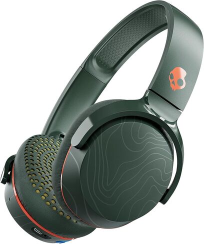 Skullcandy Riff On-Ear Wired Headphones, Microphone, Works with Bluetooth Devices and Computers - Blue/Sunset in Kuwait