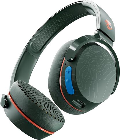 Skullcandy Riff On-Ear Wired Headphones, Microphone, Works with Bluetooth Devices and Computers - Blue/Sunset in Kuwait