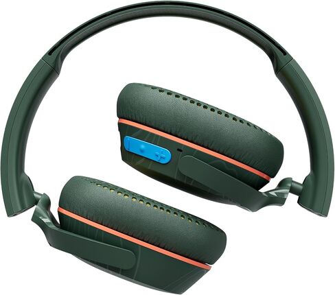 Skullcandy Riff On-Ear Wired Headphones, Microphone, Works with Bluetooth Devices and Computers - Blue/Sunset in Kuwait