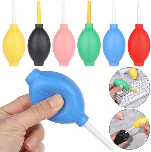 gofidin 6 Pcs Air Blower Cleaning Tool Rubber Digital Vacuum Cleaner for Computer Keyboard, Cameras,Watch, Cell Phone, Lenses in Saudi Arabia