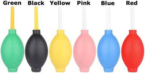 gofidin 6 Pcs Air Blower Cleaning Tool Rubber Digital Vacuum Cleaner for Computer Keyboard, Cameras,Watch, Cell Phone, Lenses in Saudi Arabia