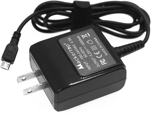شاحن حائط Micro USB 5.25 فولت 3 أمبير من Mackertop لجهاز Raspberry Pi 3 B+ مزود طاقة يتضمن سلك طاقة بطول 1.8 متر (5.4 قدم) in Saudi Arabia
