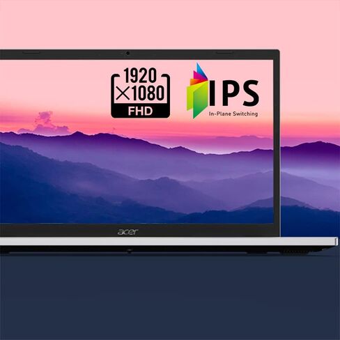 Acer Aspire 3 A314-36P-35UU Slim Laptop | 14.0" Full HD IPS Display | Intel Core i3-N305 Processor | Intel UHD Graphics | 8GB LPDDR5 | 128GB NVMe SSD | Wi-Fi 6 | Windows 11 Home in S Mode,Silver in Saudi Arabia