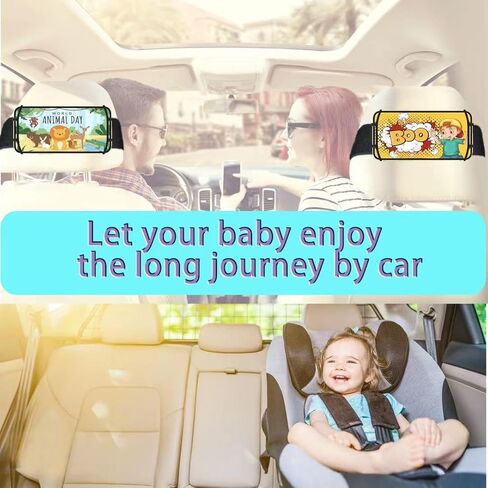 YAARHEJ Car Headrest Phone Holder for Kids Back Seat - Compatible with iPhone, Samsung and Other Cell Phones - Soft Adjustable Silicone Holding Net,Fits All 4.7-7.3 Inch Smartphones, 360° Rotatable in Kuwait