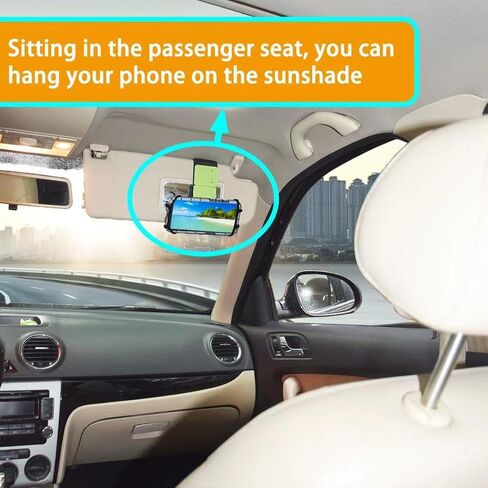 YAARHEJ Car Headrest Phone Holder for Kids Back Seat - Compatible with iPhone, Samsung and Other Cell Phones - Soft Adjustable Silicone Holding Net,Fits All 4.7-7.3 Inch Smartphones, 360° Rotatable in Kuwait