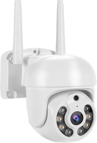 Alptop Outdoor PT WiFi IP Security Camera 3mp Home Surveillance Camera عموم/إمالة اتجاهين صوت كشف الحركة اللون رؤية ليلية تسجيل SD تتبع تلقائي in Kuwait