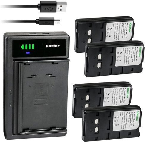 Kastar 1-Pack NP-55H Battery and LTD2 USB Charger Compatible with Sony CCD-TR44 CCD-TR440 CCD-TR440E CCD-TR450 CCD-TR45E CCD-TR45WH CCD-TR490E CCD-TR5 CCD-TR50 CCD-TR501E CCD-TR502E CCD-TR503E in Saudi Arabia