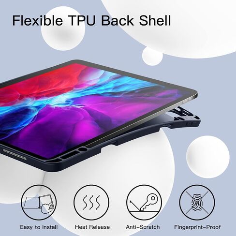 JETech Case for iPad Pro 12.9" 4th/3rd Gen (2020/2018), Black in Saudi Arabia