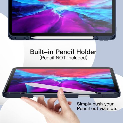 JETech Case for iPad Pro 12.9" 4th/3rd Gen (2020/2018), Black in Saudi Arabia