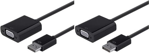 Monoprice DisplayPort 1.2a to VGA Active Adapter, Black in Kuwait