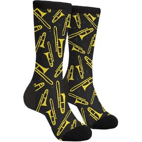 FREEHOTU Scots Style Clan Tartan Buffalo Plaid (2) Casual Socks Funny Novelty Crew Tube Socks Dress Socks For Men Women