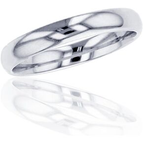 DECADENCE 10K or 14K Yellow & White Gold 3mm Polished Plain Wedding Band, Size 4-12 in Saudi Arabia