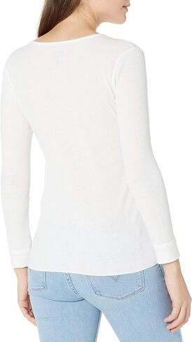 Fruit of the Loom Women's Micro Waffle Thermal V-Neck in Saudi Arabia