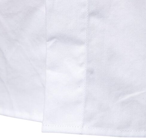 LOCALMODE Men's Regular Fit Cotton Business Casual Shirt Solid Short Sleeve Button Down Dress Shirts in Saudi Arabia