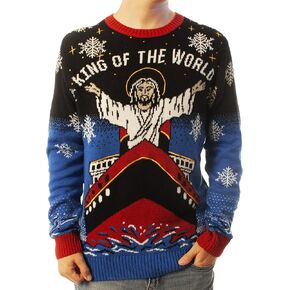 Ugly Christmas Party Classic Knitted Ugly Christmas Sweater for Men and Women - Funny Jesus Sweaters