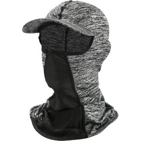 Cosmos Sun Protection Cooling Balaclava with Brim, Lightweight Breathable Sun Hood for Cycling, Fishing and Gardening
