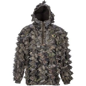 North Mountain Gear - سترة صيد مموهة فاخرة للرجال - 1/2 سحاب مع غطاء للرأس