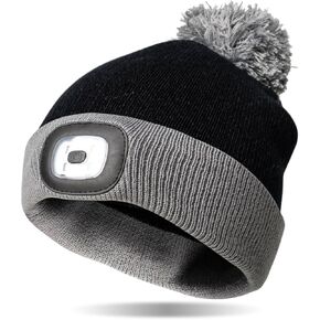 قبعة صغيرة متماسكة قابلة لإعادة الشحن للأطفال من Night Scope للأطفال قبعة بوم بوم للبنين والبنات in Kuwait