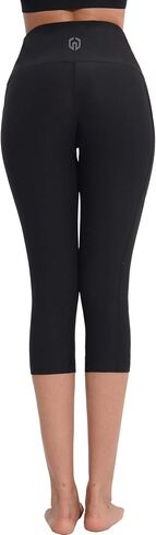 NELEUS Women's Yoga Running Capris Tummy Control High Waist Workout Pants in Kuwait