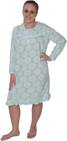 ثوب نوم نسائي بأكمام طويلة من الصوف الناعم الدافئ من بيفرلي روك in Kuwait
