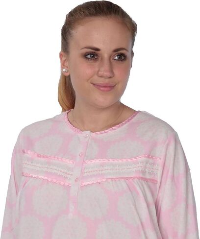 ثوب نوم نسائي بأكمام طويلة من الصوف الناعم الدافئ من بيفرلي روك in Kuwait