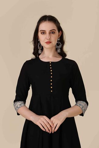 فستان مطبوع من FIDOZA مع وشاح مطبوع هندي باكستاني جاهز للارتداء طقم كورتا مطبوع كهدية احتفالية للنساء in Kuwait