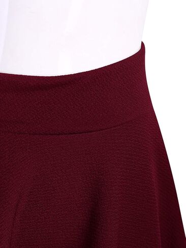 روموي تنورة قصيرة كاجوال واسعة بخصر مطاطي للنساء بمقاس كبير in Kuwait