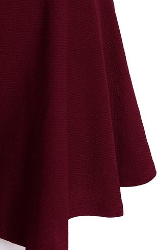 روموي تنورة قصيرة كاجوال واسعة بخصر مطاطي للنساء بمقاس كبير in Kuwait