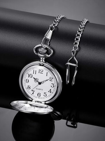 Hicarer Grandfather Pocket Watch for Father's Day Christmas Birthday, Personalized Gift for Grandfather, Never Forget That I Love You in Saudi Arabia
