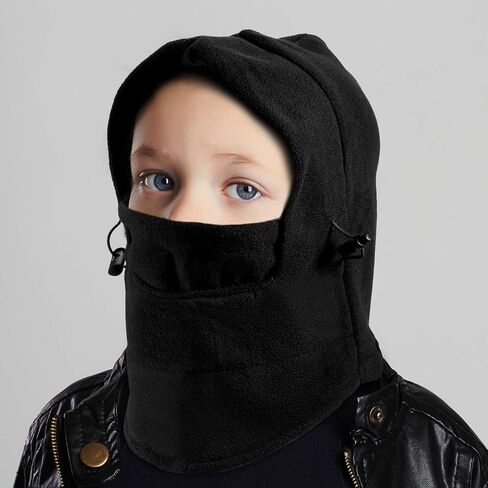 6 Pieces Kids Balaclava Hat Winter Windproof Double Warmer Fleece Ski Face Mask (Color Set 1) in Saudi Arabia