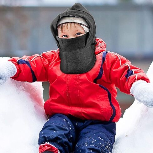6 Pieces Kids Balaclava Hat Winter Windproof Double Warmer Fleece Ski Face Mask (Color Set 1) in Saudi Arabia
