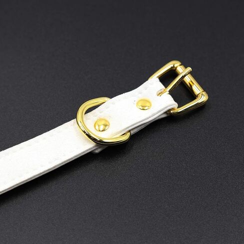 LEWECEEO بو الجلود القوس طوق قلادة المختنق مع جرس القط تأثيري كيتي قلادة المختنق طوق للنساء in Kuwait