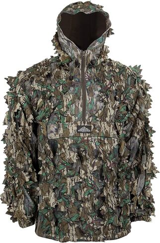 North Mountain Gear - سترة صيد مموهة فاخرة للرجال - 1/2 سحاب مع غطاء للرأس in Kuwait