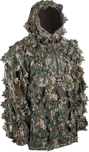 North Mountain Gear - سترة صيد مموهة فاخرة للرجال - 1/2 سحاب مع غطاء للرأس in Kuwait