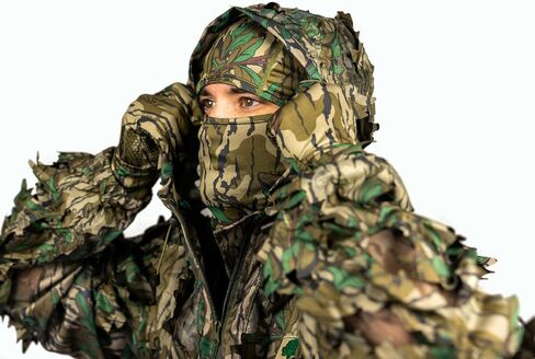 North Mountain Gear - سترة صيد مموهة فاخرة للرجال - 1/2 سحاب مع غطاء للرأس in Kuwait