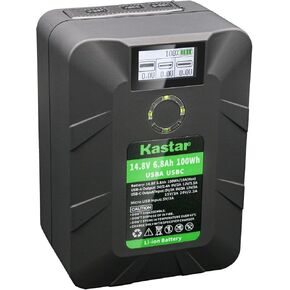 Kastar Dual D-Tap Charger with 4-pin XLR DC Replacement for DSR-390 DSR-390K1 DSR-390K2 DSR-390L DSR-390P DSR-400 DSR-400K DSR-400L DSR-400P DSR-400PK DSR-400PL DSR-450WS DSR-450WSL Camera