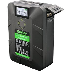 Kastar Dual D-Tap Charger with 4-pin XLR DC Compatible with DSR-450WSP DSR-450WSPL DSR-50 DSR-50P (Portable Recorder) DSR-500WS DSR-500WSL DSR-500WSP DSR-500WSPL DSR-570WS DSR-570WSL Camera in Kuwait