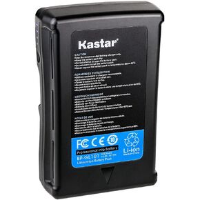 بطارية Kastar BP-GL101 V-Mount متوافقة مع DCR-50 DCR-50P (DVCAM VTR) DNV-7 DNV-7P DNW-7 DNW-7P DNW-9WS DNW-9WSP DNW-90 DNW-90P DNW-90WS DNW-90WSP كاميرا DNW-A220 DNW-A225