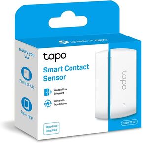 TP-Link Tapo Door Sensor Mini, REQUIRES Tapo Hub, Long Battery Life w/ Sub-1G Low-Power Wireless protocol, Contact Sensor, 15mm Wide Gap Allowed, Real-Time Notification, Smart Action (Tapo T110) in Kuwait